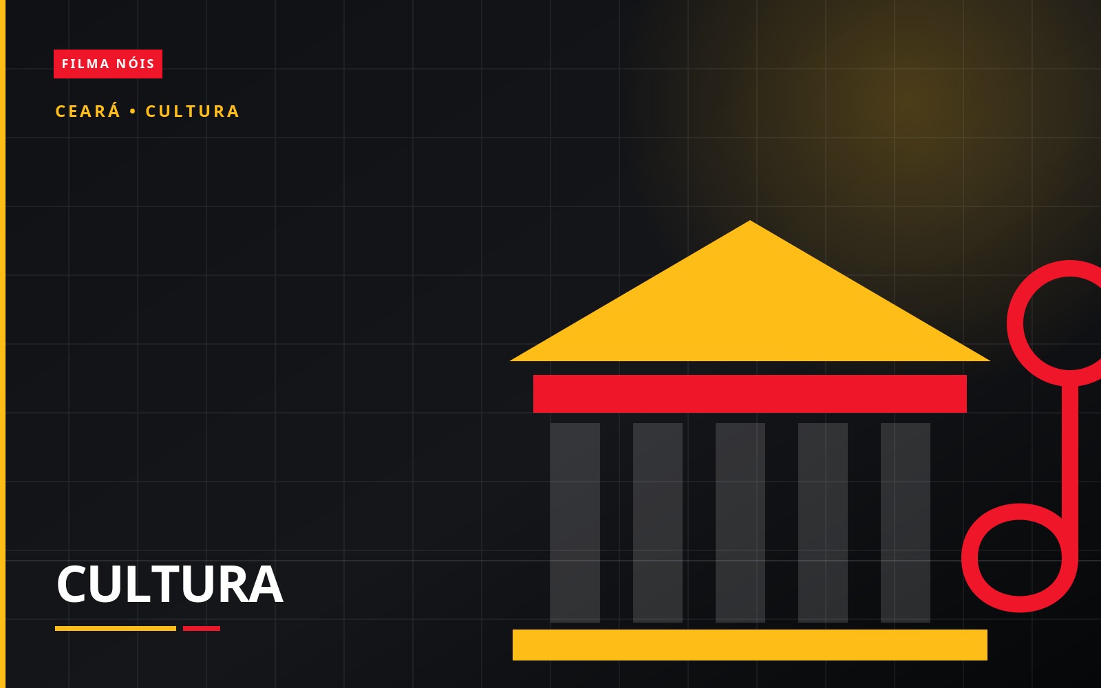 Arte editorial Filma Nóis — UFC abre concurso para novo centro cultural na Praia de Iracema, com contrato de R$ 7,2 milhões