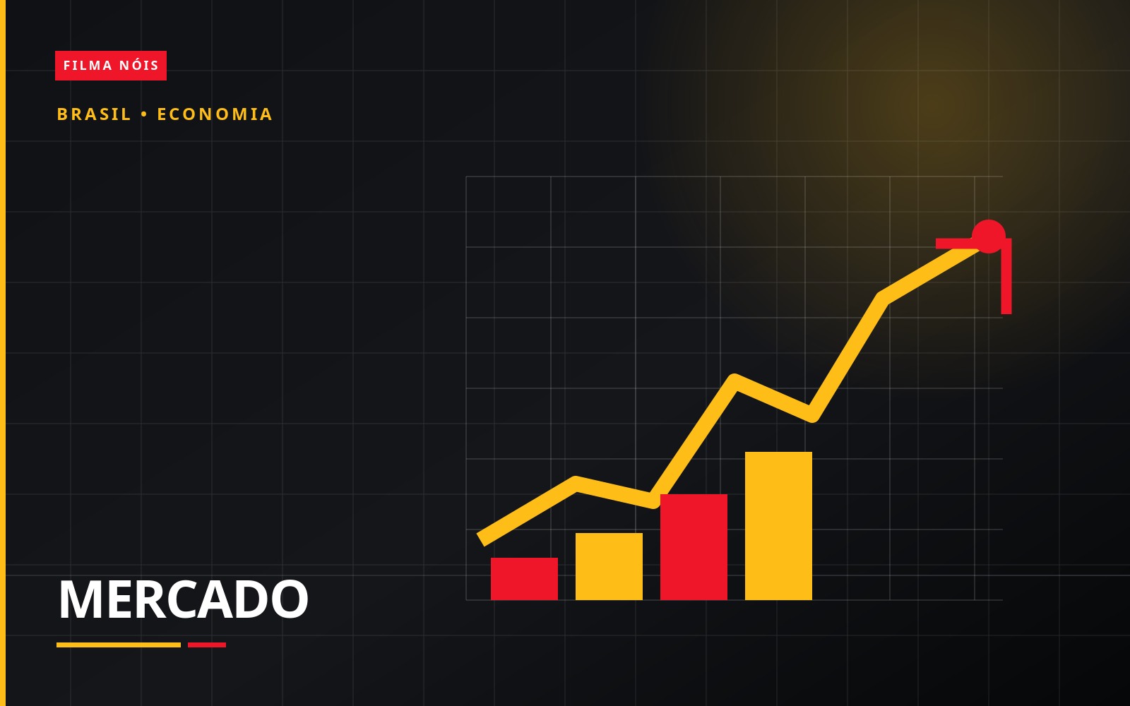 Arte editorial Filma Nóis — Ibovespa sobe 3% e dólar fecha perto de R$ 5,10 em sessão marcada por cenário eleitoral